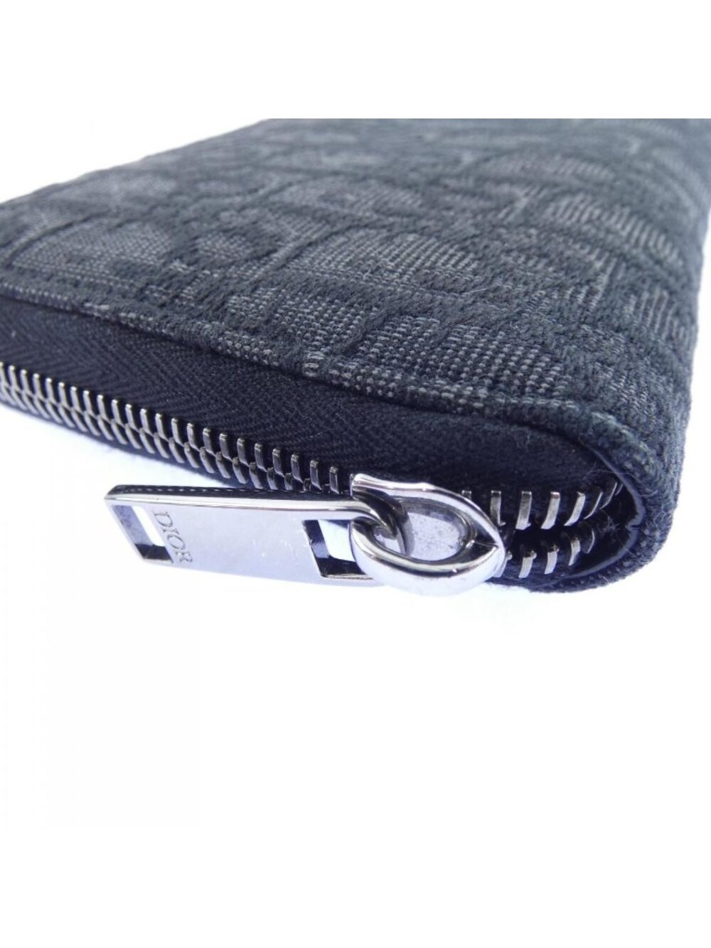 Dior Oblique Jacquard Long Zip Wallet - Picture 3 of 5